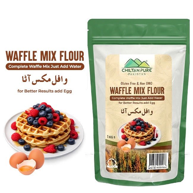 Waffle / Waffle Mix / Waffle Receip Mix / Waffle Flour / Waffle Powder / 🥞 1KG - ChiltanPure