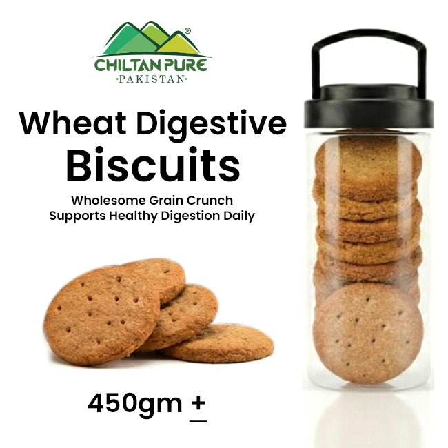 Wheat Digestive Biscuit Cookies / Made With Organic Desi Butter, Bakery Biscuit - ChiltanPure