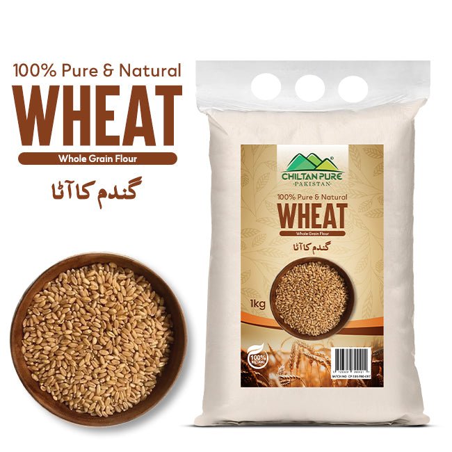 Wheat Flour / Gandum Ka Atta - 1kg - ChiltanPure