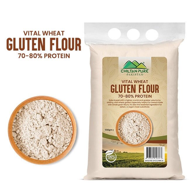 Wheat Gluten / Vital Wheat Gluten Flour / Bread Improver - ChiltanPure
