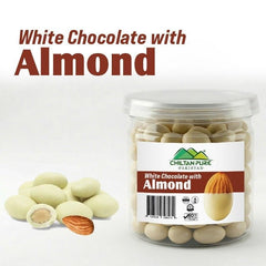 White Chocolate with Almond / سفید چاکلیٹ بادام کے ساتھ / Safed Chocolate Badam Ke Sath - ChiltanPure