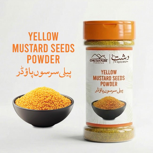Yellow Mustard Seeds Powder / پیلی سرسوں سیڈ پاؤڈر / Peeli Sarson Powder - ChiltanPure