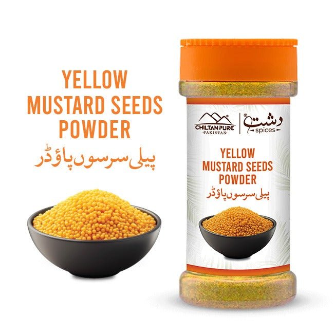 Yellow Mustard Seeds Powder / پیلی سرسوں سیڈ پاؤڈر / Peeli Sarson Powder - ChiltanPure