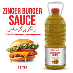 Zinger Burger Sauce 3 Liter Institutional Bulk For HORECA Family, Hotels, Restaurants, Catering ,Cafes - ChiltanPure