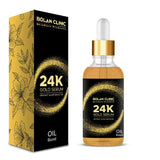 24k Gold Serum - Instant Glow Booster, Hydrates Skin, Shrink Pores, and Lessens Fine Lines & Wrinkles For Soft, Supple Skin! - ChiltanPure