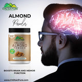 Almond Powder - Boost Brain &amp; Memory Function [بادام] - ChiltanPure