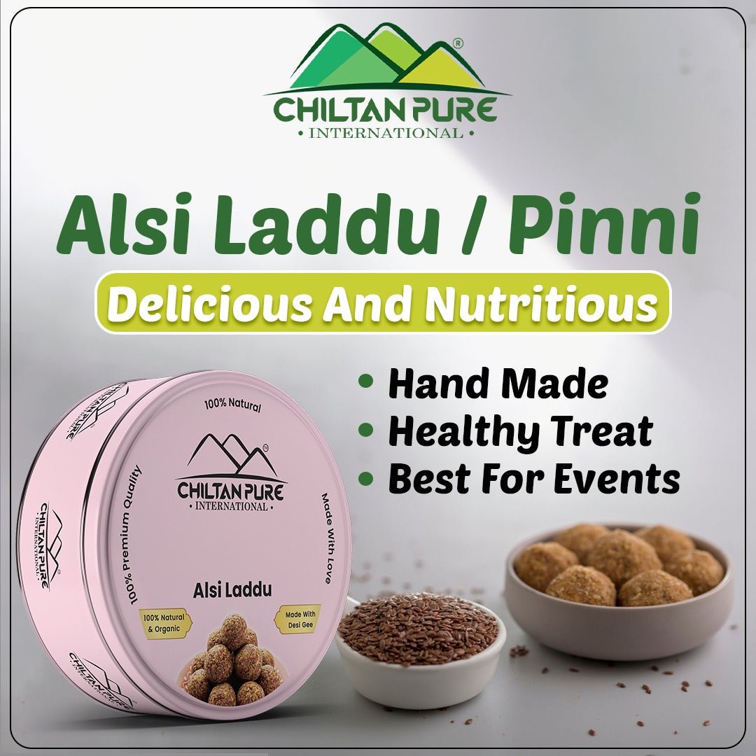 Alsi Laddu / Pinni - Delicious and Nutritious - ChiltanPure