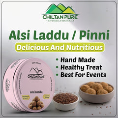 Alsi Laddu / Pinni - Delicious and Nutritious - ChiltanPure