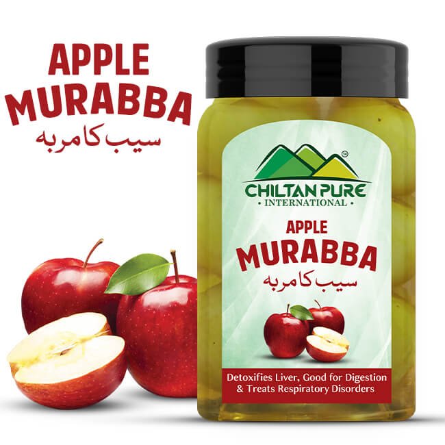 Apple Murabba Saib ka Murabba – Highly Nutritious, Detoxifies Liver, Strengthens Your Teeth, Good for Digestion & Treats Respiratory Disorders - ChiltanPure