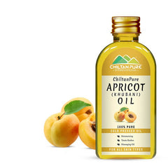 Apricot Oil – Anti-Wrinkle, Fade Blemishes, Improves Skin Tone, Strengthen Hair Roots & Prevents Hair Fall 140ml - ChiltanPure
