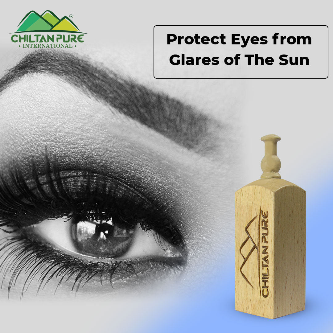 Asmad Surma (سیاہ سُرمہ) – Protect Eyes from Glares of the Sun, Prevents Eyes Infection, Keeps the Eyes Cool & Make Eyes Appear Bigger - ChiltanPure