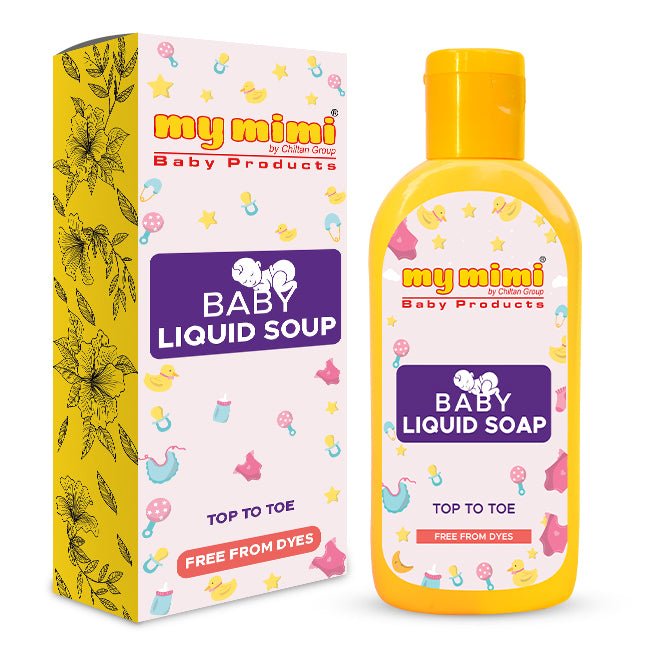 Baby Liquid Soap - Top to Toe, Tear Free, Free from Dyes, Deep Cleanses Baby's Skin - ChiltanPure