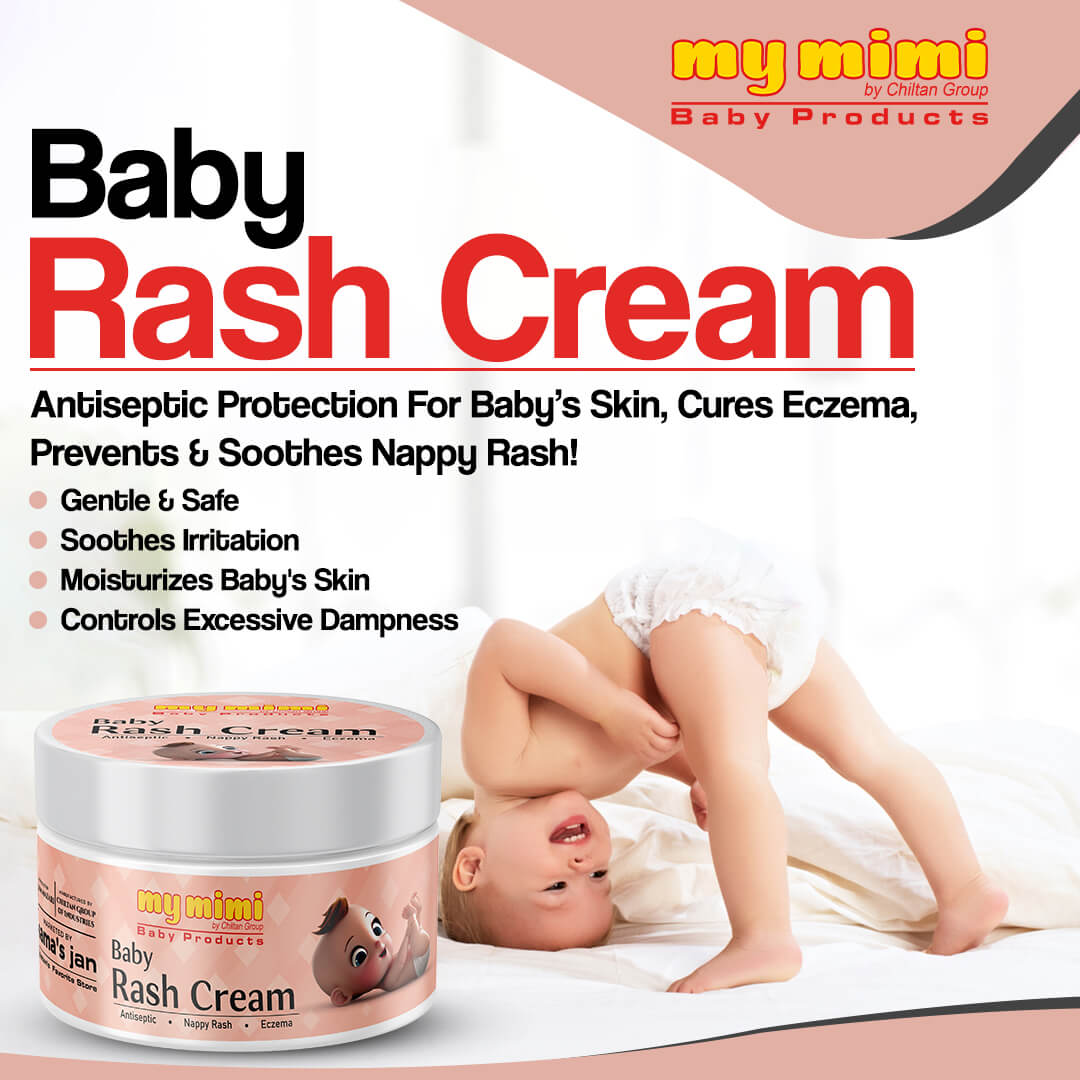 Baby Rash Cream - Antiseptic Protection for Baby’s Skin, Cures Eczema, Prevents & Soothes Nappy Rash! - ChiltanPure