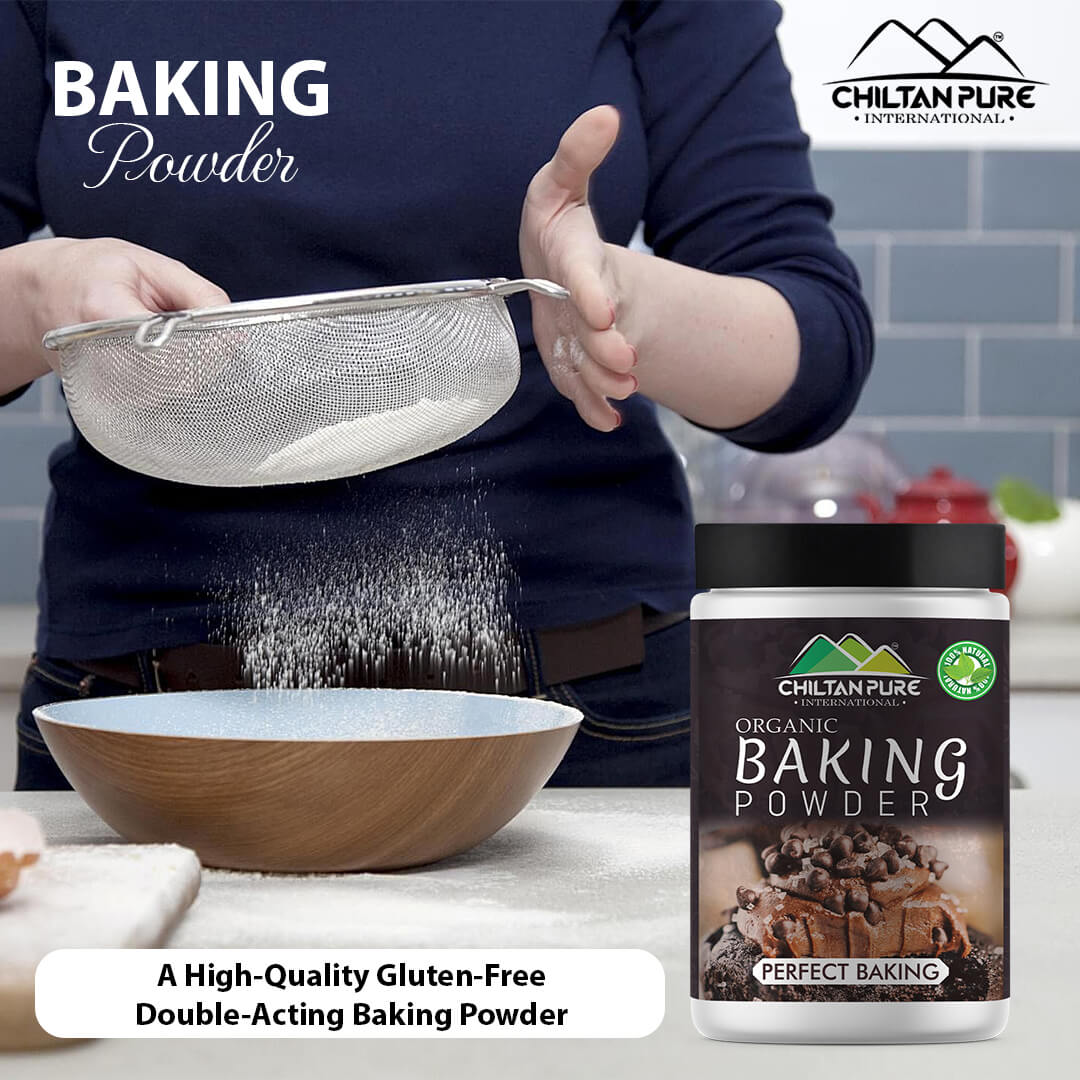 Baking Powder – Suitable For Use In Standard, Gluten Free Recipes & Versatile Raising Agent [بیکنگ پاوڈر] 330gm - ChiltanPure