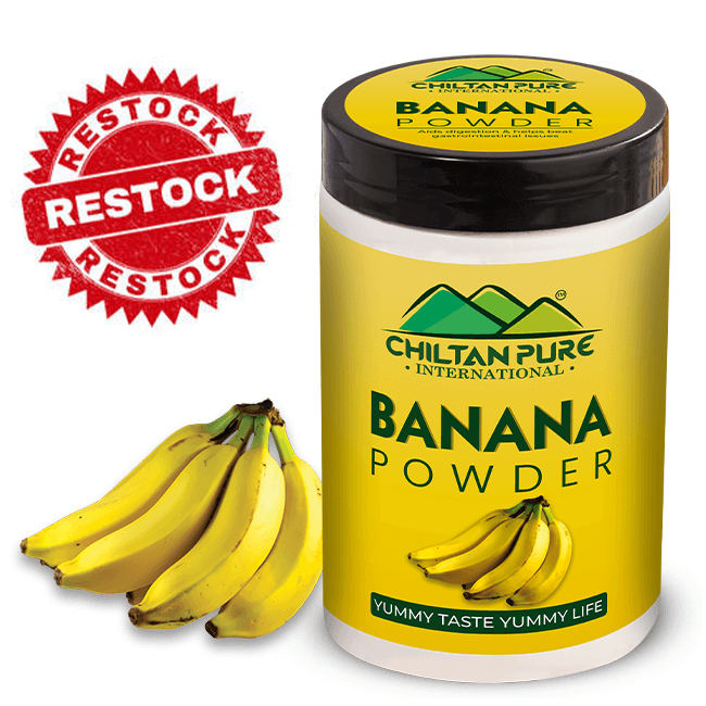 Banana Powder – Best for your nut smoothies, good for your skin, power house of potassium, improves digestive health – 100% organic - ChiltanPure