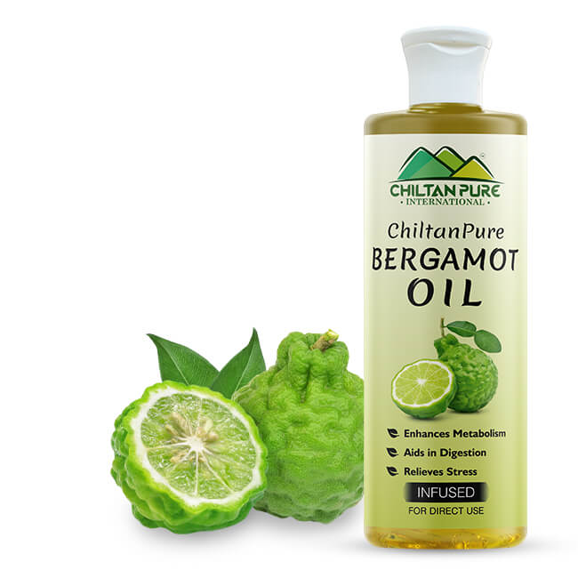 Bergamot Infused Oil – Asthma Prevention, Eases Anxiety, Promotes Healthy Hair & Facilitates Skin Care 200ml - ChiltanPure