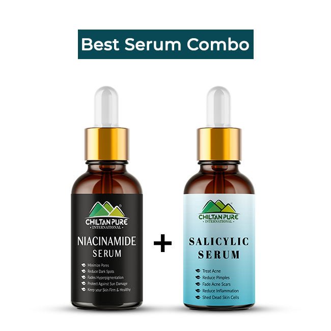 Best Serum Combo - Strengthens Skin's Barrier, Acne Reduction - ChiltanPure