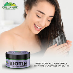 Biotin Conditioner Hair Mask – Boosts Hair Growth, Reduce Hair Breakage, Improves Hair Health & Add Volume to Hair 250ml,, Doctor's 👨‍⚕️ Recommended - ChiltanPure