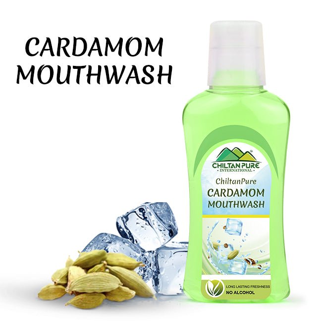 Cardamom Mouth wash - Removes Bad Odor, Refreshes Breath, & Fights Germs - ChiltanPure