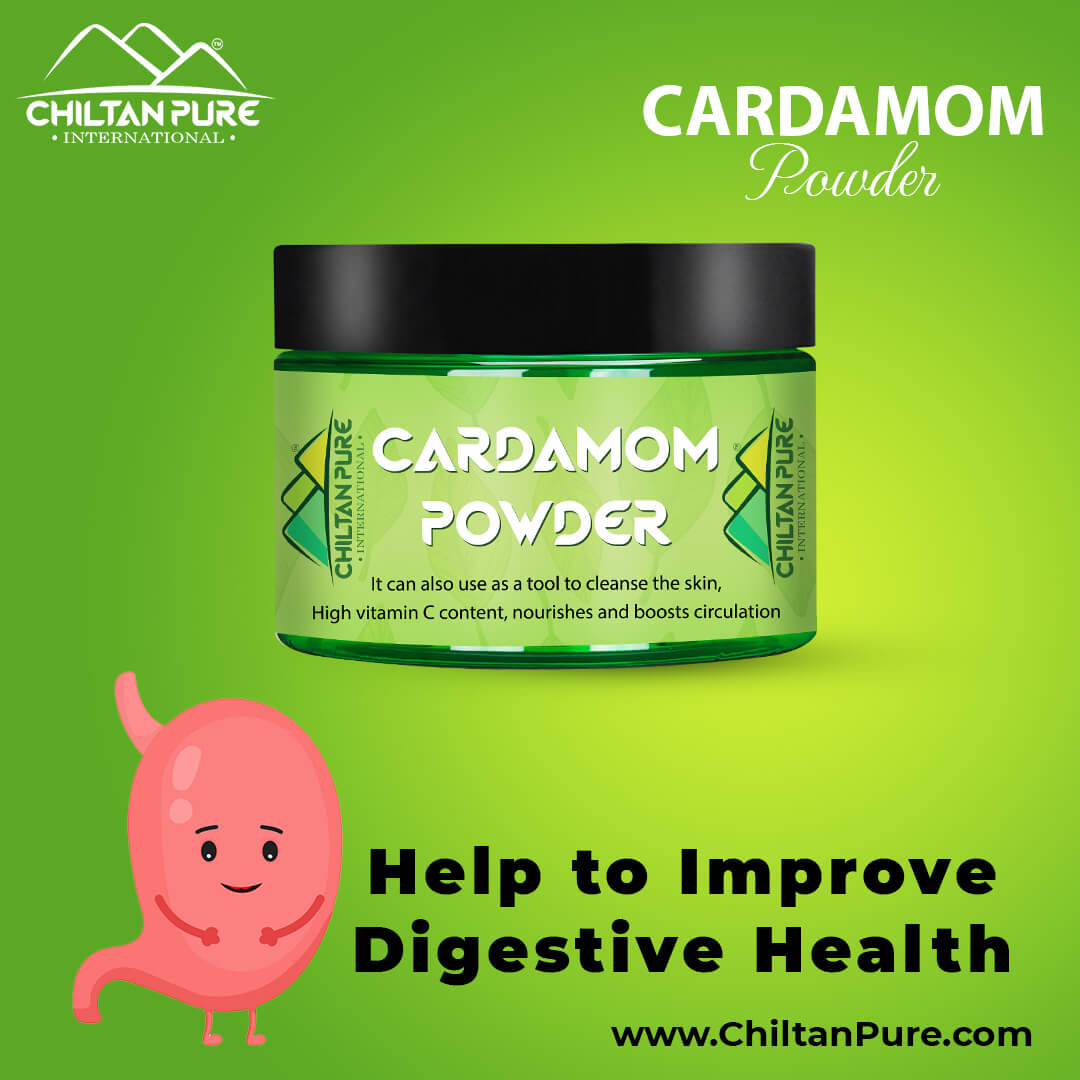 Cardamom Powder – Herbal Solution with Infection fighting Properties for Skin 100g - ChiltanPure