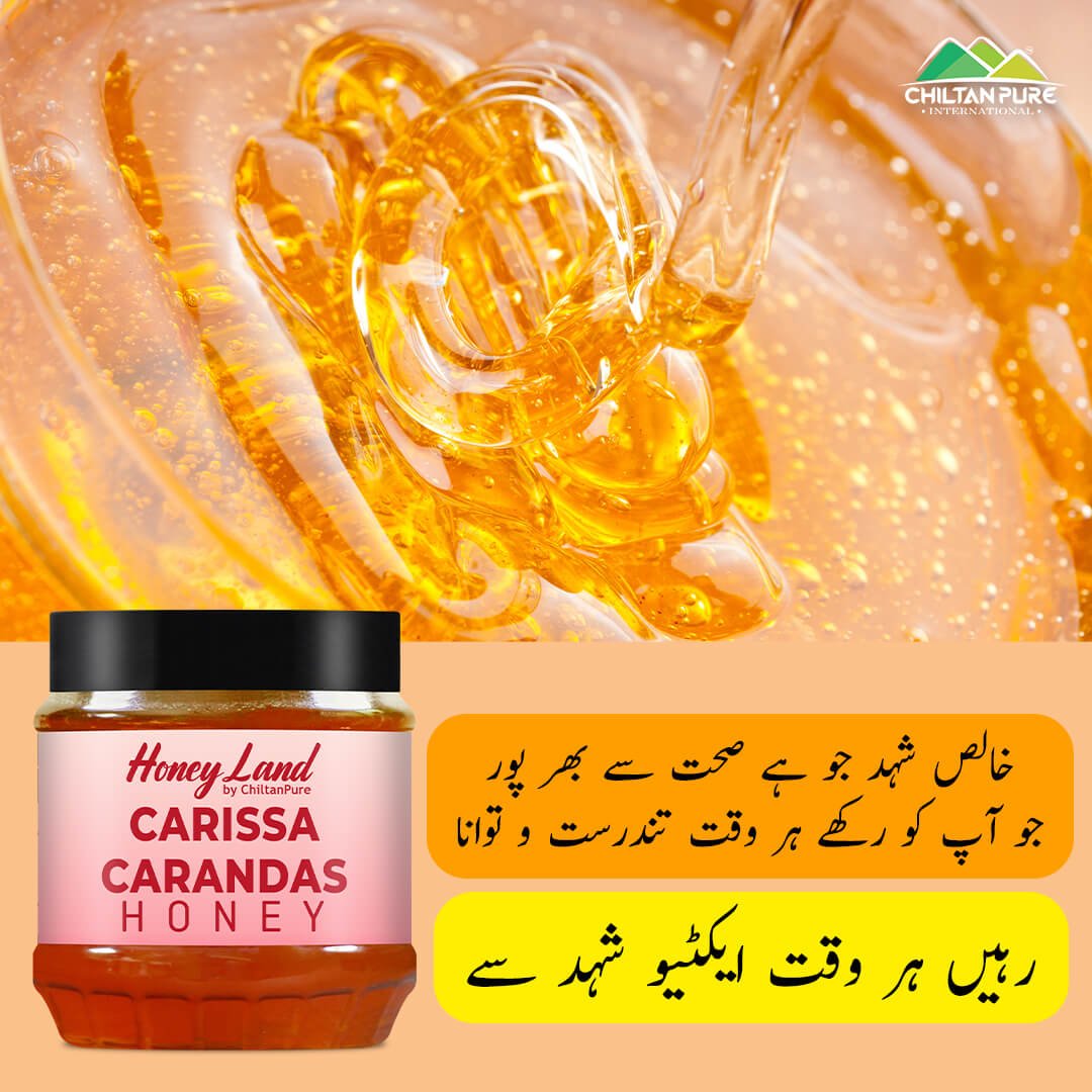 Carissa Carandas Honey – Stress less & choose the best, improves digestion, reduces fever, strengthens cardiac muscles – Health package 100% organic 450g - ChiltanPure