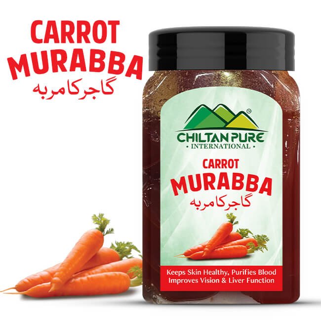 Carrots Murabba – Made with Crisp Orange Carrots, Purifies Blood, Improves Vision, Boosts Liver Function,& Keeps Skin Healthy! - ChiltanPure