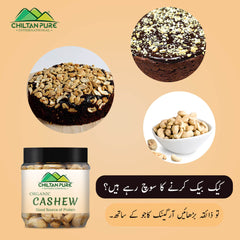 Cashew Nuts – Promotes weight loss, Improves heart health, rich in fiber & protein, contains variety of vitamins & minerals – 100% pure organic 160g - ChiltanPure