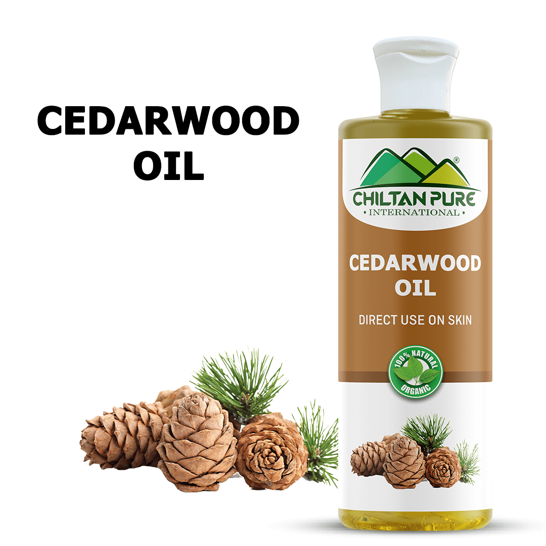Cedarwood Oil – Healthy skin best friend – Contains anti-inflammatory properties, cure acne, Helpful for alleviating and reducing stubborn breakouts – 100% pure organic [Infused] 200ml - ChiltanPure