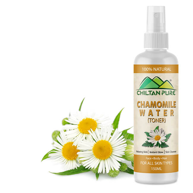 Chamomile Floral Water – Reduce Redness, Irritation, Makes Skin Soft & Radiant [Toner] 150ml - ChiltanPure