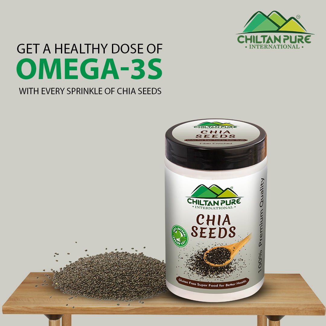 Chia Seeds – High in Fiber, Protein & Aid in Weight Loss [تخم میکسیکو] - ChiltanPure
