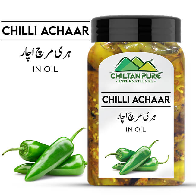 Chilli Achaar / Pickle - Fiery Charm of Green Chilli, Spice Up Your Meals & Tantalize Your Taste Buds! - ChiltanPure