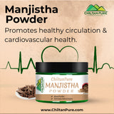 ChiltanPure Manjistha Powder – Beneficial for Vitiligo, Hyperpigmentation, Acne-Prone Skin & Scars 35gm - ChiltanPure