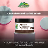 Chocolate Face & Body Scrub – Exfoliates & Energizes Skin, Reduces Pore Size, Gives Skin Firmness, For All Skin Types 100ml - ChiltanPure