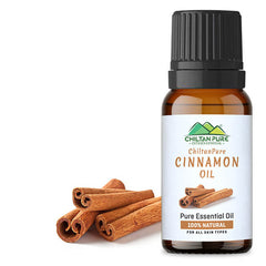 Cinnamon Essential Oil – Acts as Breathe Freshener, Immunity Booster, Reduces Sugar Cravings & Eases Chest Congestion 20ml - ChiltanPure