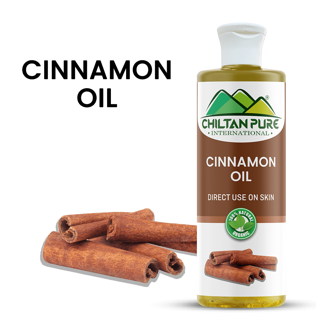 Cinnamon Oil – Reduces stress, Perfect solution for acne free skin, Enhance body blood flow 100% pure organic [Infused] 200ml - ChiltanPure