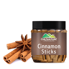 Cinnamon Sticks – Contain anti-viral, anti-bacterial and anti-fungal properties, improve gut health, Reduces blood pressure, Lowers blood sugar & risk of type 2 diabetes - ChiltanPure
