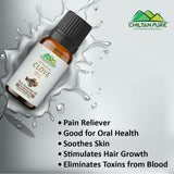 Clove Essential Oil – Good for Oral Health, Soothes Skin, Stimulates Hair Growth & Eliminates Toxins from Blood 20ml - ChiltanPure