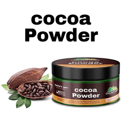 Cocoa Powder - Unsweetened Gluten Free Cocoa Powder, Ideal For Baking Brownies, Cakes, Cooking &amp; Concocting Delicious Hot Chocolate [ کوکو پاؤڈر] - ChiltanPure