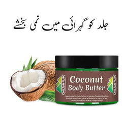 Coconut Body Butter - Get Nourished &amp; Moisturized Skin in Most Luxurious Way [ناریل] - ChiltanPure