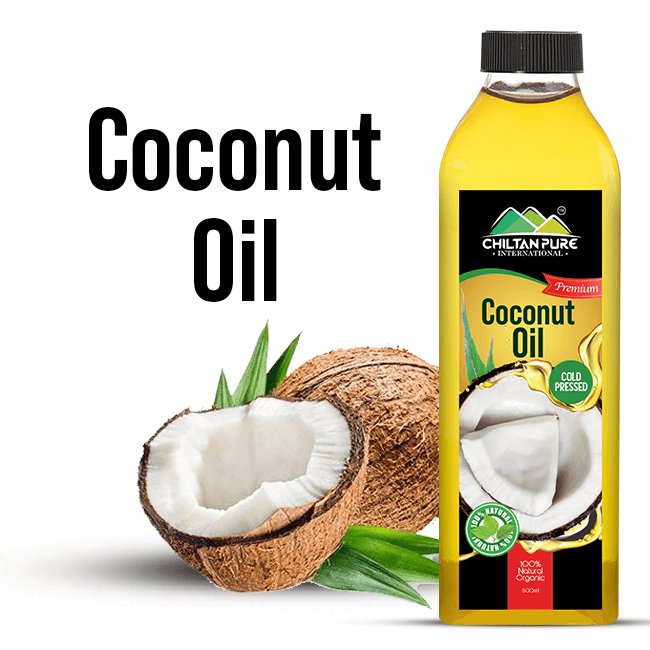 Coconut Oil – Aid In Weight Loss , Boost Immune System & Reduce Risk of Heart Diseases 500ml - ChiltanPure