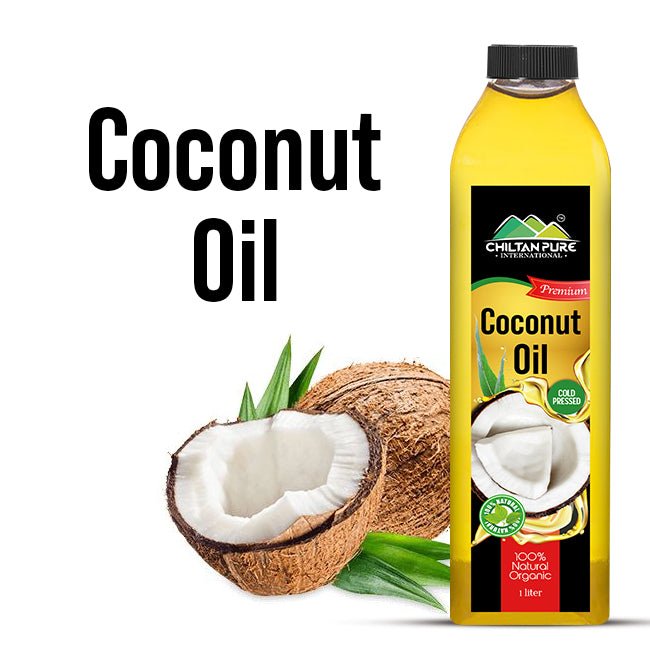 Coconut Oil - Aids in Weight Loss, Reduces Risk of Heart Diseases, Good for Skin & Hair, Ideal for Cooking & Seasoning - ChiltanPure