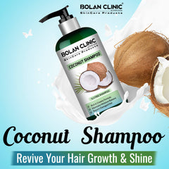 Coconut Shampoo – Rich & Creamy Formula, Maintains Moisture Balance, Repairs Damaged Hair - ChiltanPure