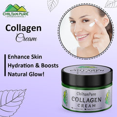 Collagen Cream – Anti-Aging, Promotes Blood Circulation, Boosts Collagen Production & Enhances Skin’s Elasticity - ChiltanPure