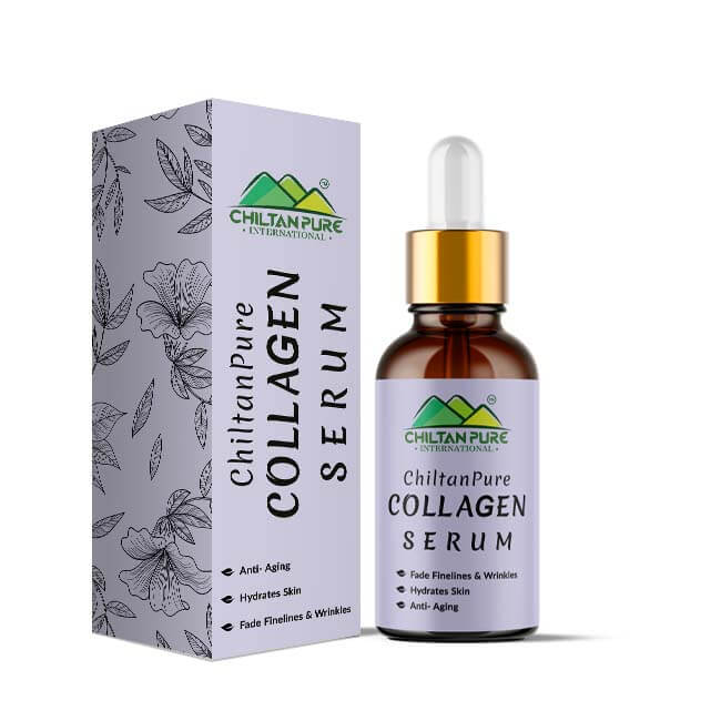 Collagen Serum – Fades Wrinkles, Skin Tightening & Makes Skin Smoother 30ml - ChiltanPure