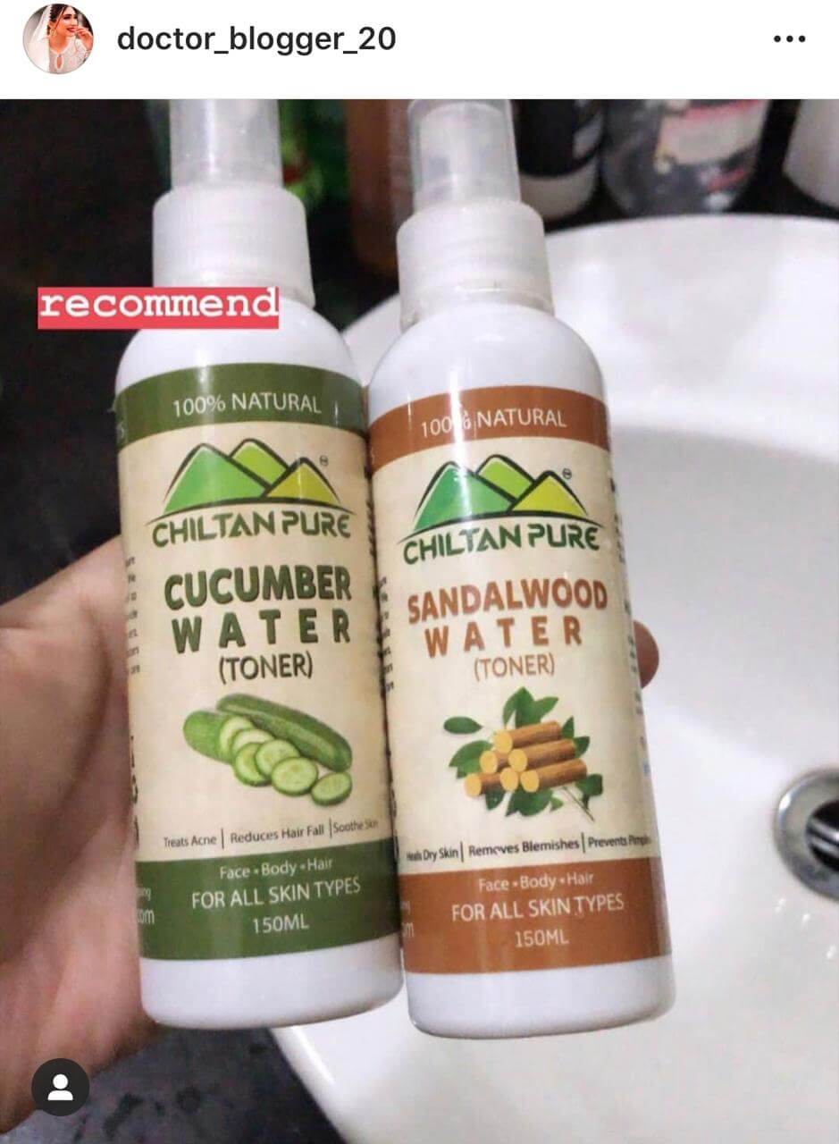 Cucumber Floral Water -Hydrate & Soothe your Skin [Toner] 150ml - ChiltanPure