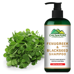 Fenugreek (Methi) & Blackseed Shampoo میتھی 🌱 Boosts Hair Growth, Revives Damaged Hair, Cures Itchy Scalp & Prevents Premature Greying, 🥇 Top Rated Shampoo - ChiltanPure