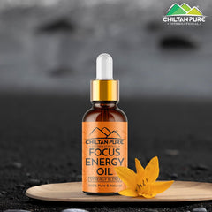 Focus & Energy Oil – Give You Extra Boost You Need with 100% Pure Undiluted Certified Organic Essential Oils 30ml - ChiltanPure