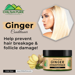 Ginger Conditioner Hair Mask – Nourishes Hair, Restores Hair Manageability, Makes Hair Soft & Shiny 250ml - ChiltanPure
