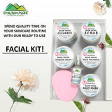 Glow Facial Kit (4x Results) – Deep Cleansing, Anti- Aging & Enhances Skin’s Natural Glow - ChiltanPure