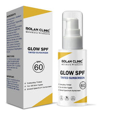 Glow SPF Tinted Sunscreen-Broad Spectrum Sunscreen, SPF 60, Ideal for all Skin Types - ChiltanPure